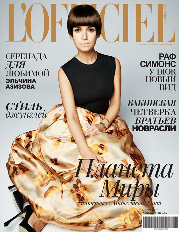 Mirslava Duma, L´Officiel, editorials, moda, fashion, trends, cover
