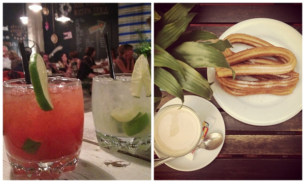 cocktails, The patio, caipiroska, churros, cafe, Asturias, fashion, moda, blogger